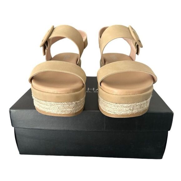 Michael by Michael Shannon Kira Women's Tan Platform Sandals Size 11 Medium - Picture 3 of 13